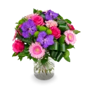 Kytice růžových květů